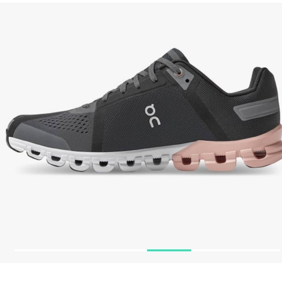 On Running Shoes - On Cloud running shoes flow rock rose pink grey white size 6